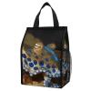 Blue Ring Octopus Lunch Bag for Women Men Portable Insulated Lunch Box for Hot And Frozen Food Reusable Leakproof Foldable Lunch Tote for Work,Party And Picnic view 1