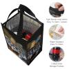 Blue Ring Octopus Lunch Bag for Women Men Portable Insulated Lunch Box for Hot And Frozen Food Reusable Leakproof Foldable Lunch Tote for Work,Party And Picnic view 3