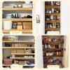 5PCS Custom Size Wire Shelf Covers for Pantry, Waterproof PVC Moisture-Resistant & Removable Pantry Shelves Cover for Kitchen Closet Bathroom Office Shelving view 4