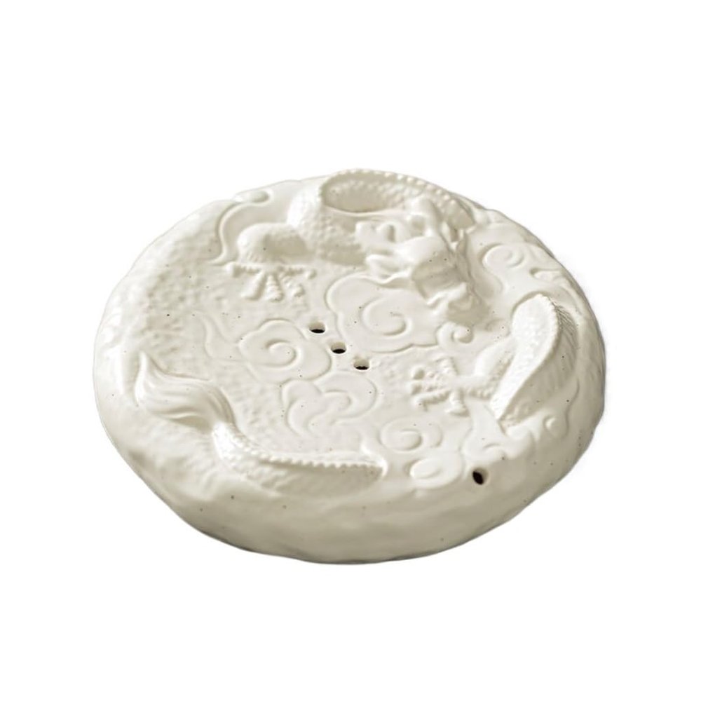 Tea Tray Ceramic Teapot Base Retro Dry Tea Tray Water Storage Desktop Decoration Gongfu Tea Set