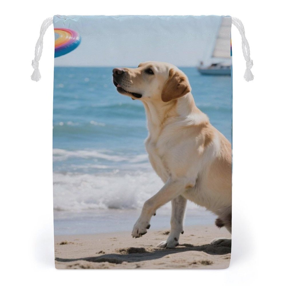 BWQMNT Drawstring Storage Bag Sports Cinch Sack Dor Play Frisbee Gym String Bags for Travel Swimming Beach