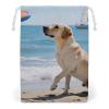 BWQMNT Drawstring Storage Bag Sports Cinch Sack Dor Play Frisbee Gym String Bags for Travel Swimming Beach view 1