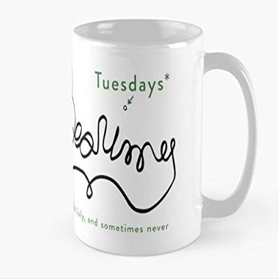 11oz The Good Place Mug - Jeremy Bearimy (with Notation) Design, 11 oz Premium Ceramic Coffee Cup, Gifts for Friend Coworker