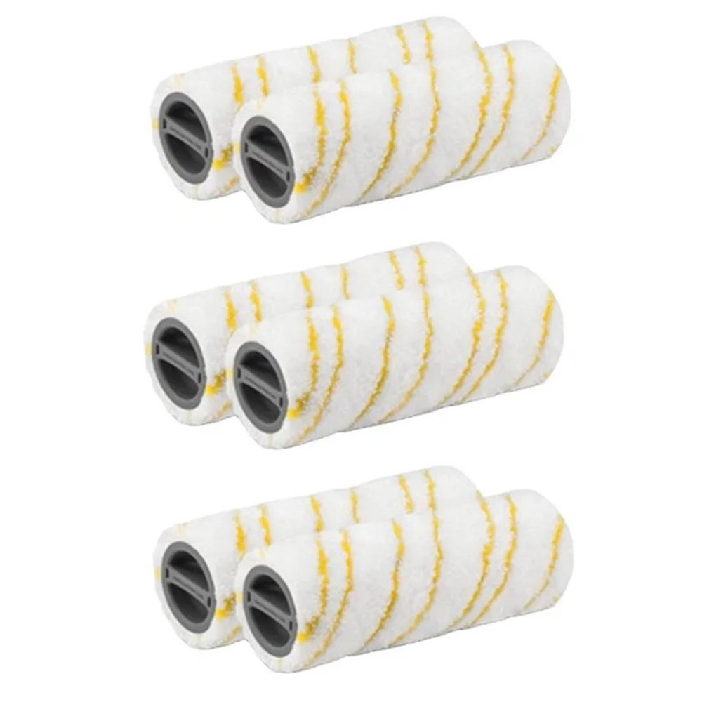 ASZIASXT Compatible for Karcher,FC5 FC7 FC3 FC3D Electric Floor Cleaner Floor Replace Robot Vacuum Cleaner Roller Brush Accessories(6pcs)