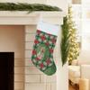 Caroline's Treasures Isabella Dogue de Bordeaux Christmas Poinsettas Holiday Stocking Double-Sided Print, Polyester Suede,11x18, Made in USA view 2