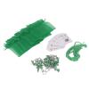 Brrnoo Christmas Decoration Star Keychain Exquisite Tree Ornament Pendant 20 Sets Party Home Decor (Green) view 3