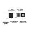 GAVATKLKCP 12V 24V 48V 110V 220V PTC Heater With Fan 50W~400W Insulated Ceramic Thermostatic(INSULATED) 220V 150W) view 4