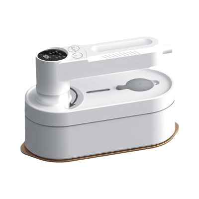 Mini Travel Steamer, Foldable Handheld Garment Steamer Portable Travel Iron Machine Digital Display Clothes For Home And Trip Use,Portable Garment(White)