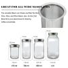 cold brew coffee filter 3/6/10pcs Stainless Steel Cold Brew Coffee Maker And Iced Tea Infuser Loose Leaf Mesh Filter Strainer Reusable(3pcs) view 3