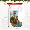 AOLBSPD Retro Lighthouse Christmas Stocking Holiday Xmas Decor Gifts for Family Kids Holiday Party view 4