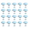 uxcell 12Pcs Duvet Pin Duvet Clips, Cotton Quilt Cover Pin Clips Mushroom Comforter Button Fastener with Soft Fabric for Quilts Blanket Cushions Curtains, Sky Blue view 1
