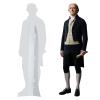 111PRINT Life Size Cardboard Cutout Historical Figure Cutouts, 7 ft Thomas Jefferson Standee Standup, for Party, Classroom, Museum, President Day, Events view 2