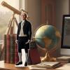 111PRINT Life Size Cardboard Cutout Historical Figure Cutouts, 7 ft Thomas Jefferson Standee Standup, for Party, Classroom, Museum, President Day, Events view 4