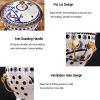 Chinese Cloisonn Single-person Copper Hot Pot, Pure Thickened Body, Split Design, Portable For Home And Outdoor Use(Brown) view 4