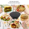 11.8in Electric Crepe r, 900W Electric Griddle with Temture Control, Non epe Pan for Pancakes Blintzes Tortillas, Includes Spatula Batter Spreader for Cooking view 2