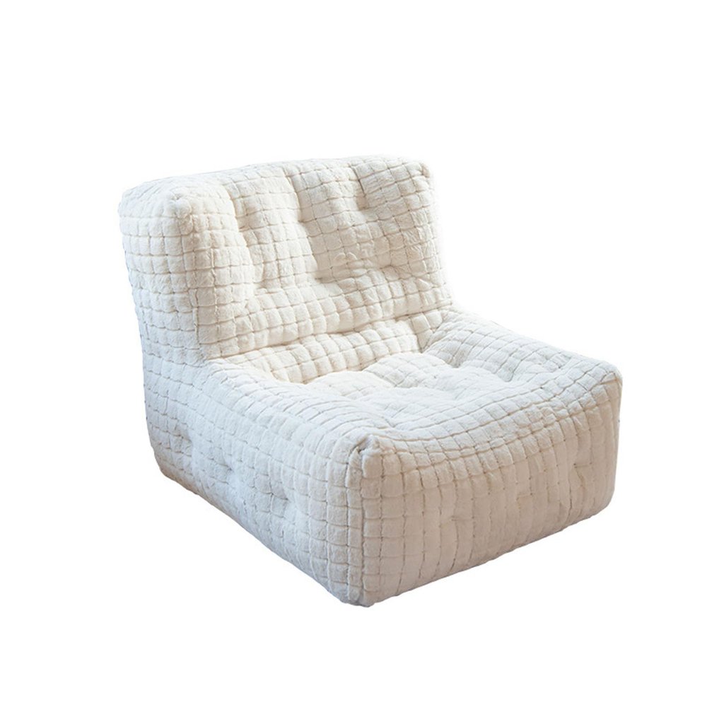 Vttui Ultra-Comfort S-Curve Lounge Bean Bag Chair & Ottoman Set - 125 Ergonomic Recline, Plush High Back, Breathable EPP Fill, Lightweight