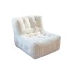 Vttui Ultra-Comfort S-Curve Lounge Bean Bag Chair & Ottoman Set - 125 Ergonomic Recline, Plush High Back, Breathable EPP Fill, Lightweight view 1