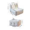 Vttui Ultra-Comfort S-Curve Lounge Bean Bag Chair & Ottoman Set - 125 Ergonomic Recline, Plush High Back, Breathable EPP Fill, Lightweight view 2