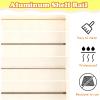 AMUFJJ 38 35 30 25 16 Inch Guard Railing for Wood Shelf, Closet Front Aluminum Fence Decorative Pole Rod, Sturdy Shelf Guardrail Stopper(6 piece,24in (61cm)) view 4