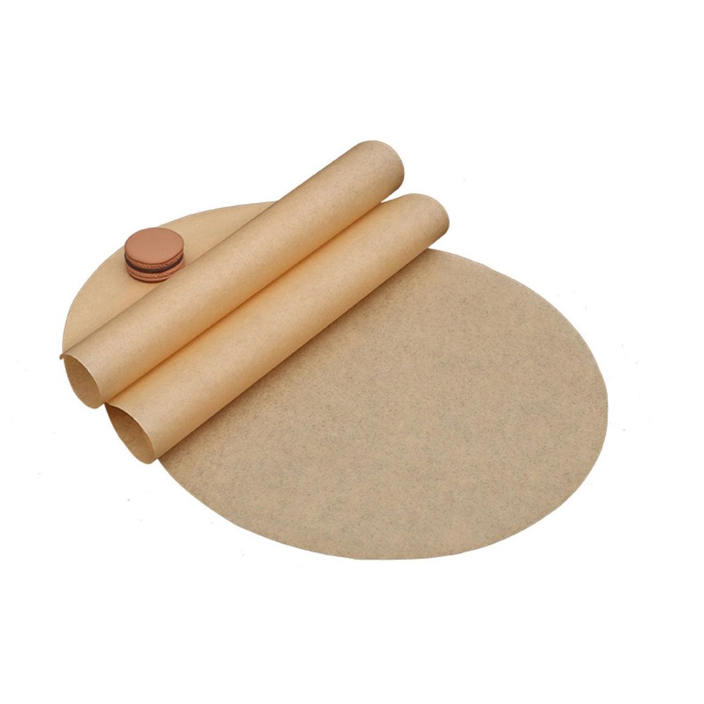 150 Pcs 14 Inches Unbleached Parchment Paper Round High Heat, Non-stick Pre-cut Circles Baking Sheets for Grilling, Air Frying, Steaming, Bread Making and Cookie of Baking
