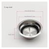 51mm Coffee Machine Accessories Removable Filter Basket Stainless Steel Filter Basket,Compatible For Delonghi, EC331/EC680/EC685/ECP31.21(1 cup basket) view 2