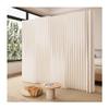 Retractable Paper Room Divider Honeycomb Partition Wall Expandable Privacy Screen for Home, Living Room, Office, Store, or Exhibition Use(White H86.6in,118.1in) view 1
