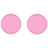 2 PCS Car Cup Holder Coaster for Nissan Qashqai J10 J11 J12 2009-2021, Rubber Universal Non Slip Spill Waterproof Embedded in Ornaments Interior Accessories,C/Pink view 1