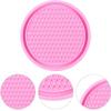 2 PCS Car Cup Holder Coaster for Nissan Qashqai J10 J11 J12 2009-2021, Rubber Universal Non Slip Spill Waterproof Embedded in Ornaments Interior Accessories,C/Pink view 4