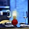 Halloween Glass Kerosene Lamp for Indoor Use, Red Retro Tabletop view 4