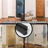 PISIWER Door Draft Stopper |Under Door Noise Stopper | Adjustable Door Strip | Weather Stripping Noise Blocker | Window Breeze Blocker(Black Unilateral) view 2