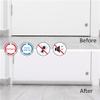 PISIWER Door Draft Stopper |Under Door Noise Stopper | Adjustable Door Strip | Weather Stripping Noise Blocker | Window Breeze Blocker(Black Unilateral) view 3