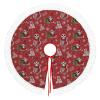 Fashion Christmas Tree Skirt Soft Tree Skirt Holiday Party Home Decoration Christmas Skeleton Funny Sugar Skull view 1