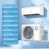 18,000 BTU Air Conditioner & Heater Pump, Covers Room Up to 1000 Sq. Ft, Enabled WIFI 21 SEER2 230 V Energy Efficient Ductless Air Conditioner, Mini Split AC & Heater Pump w/Inverter view 3