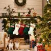 Bemaystar Personalized Dog Christmas Stocking, Custom Dog Bone Stocking Large 16.5 Inch with UV Print,Knit Christmas Stockings with Names, Xmas Dog for Family Kids-Set of 2 view 3