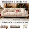 Pet Couch Cover Dogs WashableNon-Slip Couch Protector Pet Friendly Dog Mat for Couches and SofasDecorative Couch Slipcover Easy to CleanChristmasExcluding Pillows view 2