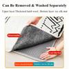 Heated Floor Mats Washable Electric Heated Area Rug Double Layer Electric Carpet, Electric Heating Pads Floor Heater, Under Desk for Foot Warmer(M,78.7x118in) view 3