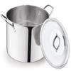 12 Quart Stainless Steel Stock Pot, Silver view 2
