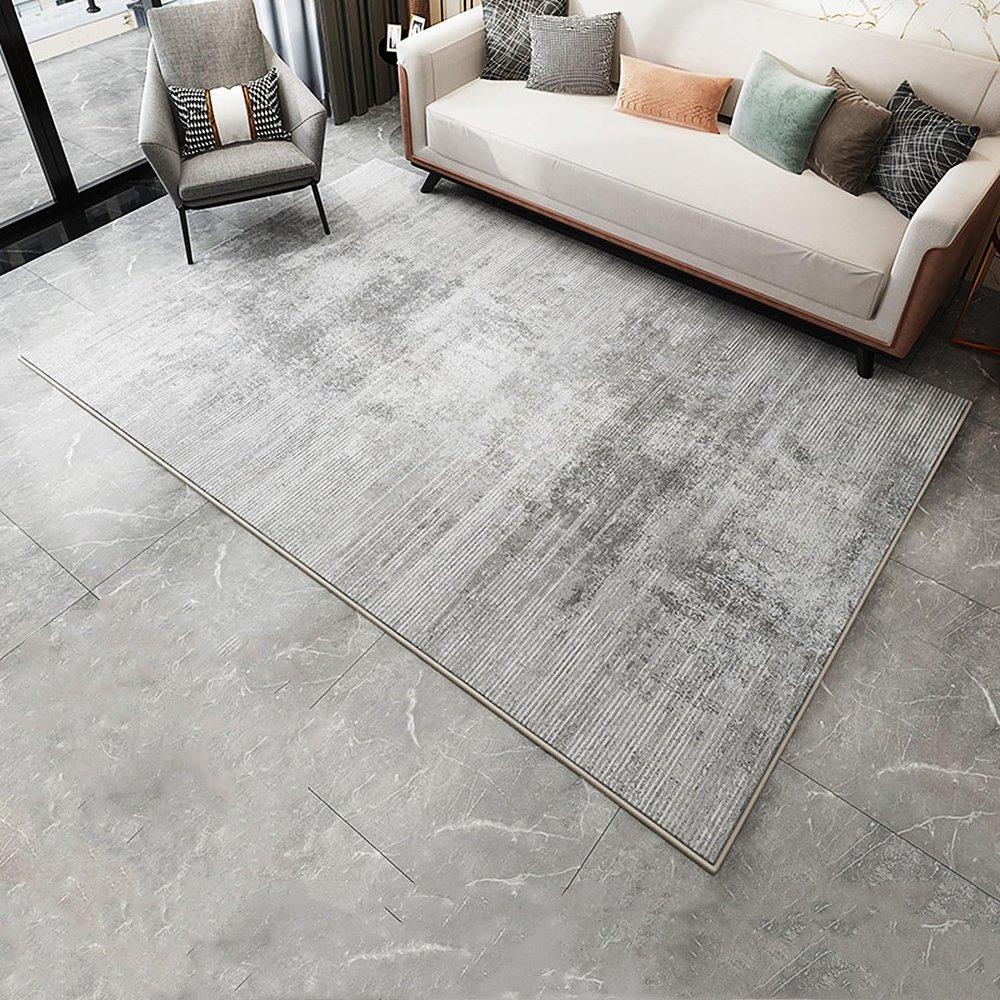 Heated Floor Mats Washable Electric Heated Area Rug Double Layer Electric Carpet, Electric Heating Pads Floor Heater, Under Desk for Foot Warmer(F,78.7x137.8in)