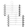 10pcs Dress Hanger Multi Functional Pants Rack Stainless Steel Trouser Clip Skirt Hangers Closet view 4