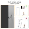 XIOMIOHTRQ Metal Storage Cabinet with Drawer, 71" Tall Storage Cabinets with Adjustable Shelves,Black Farmhouse Freestanding Kitchen Pantry Cabinet for Dining Room, Living Room view 4