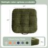 8" Washable Floor Pillow Cushion for Adults, Meditation Cushion Pillow, Removable Tufted Blended Corduroy Cover, Large Square Floor Sitting for Tatami Living Room or Yoga, 22x22 Inch, Machine Washable view 2