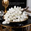 Handcrafted Onyx Grapes Bunch, Luxury Home Decor & Wedding Centerpiece, Artisan Gift for Harvest Celebrations, Natural Stone Display(White,Large) view 3