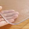 Frosted 3(mm) Clear Plastic Table Protector,18x70 Inch Waterproof Scratch-Resistant PVC Cover for Dining Table, End Table, Coffee Table, and Countertop view 1
