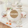 Frosted 3(mm) Clear Plastic Table Protector,18x70 Inch Waterproof Scratch-Resistant PVC Cover for Dining Table, End Table, Coffee Table, and Countertop view 4
