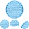 SAGECARW 2 PCS Car Cup Holder Coaster for Kia NIRO 2017-2021, Rubber Universal Non Slip Spill Waterproof Embedded in Ornaments Interior Accessories,D/Blue view 4
