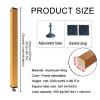 Aluminum Room Divider Ceiling Mounted Rotating Slat Wall Screen, Adjustable Aluminum Alloy Partitions for Modern Living Room, Studio, Entryway Easy Installation(6root,180cm/70.8in/5.90ft) view 2