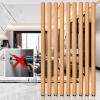 Aluminum Room Divider Ceiling Mounted Rotating Slat Wall Screen, Adjustable Aluminum Alloy Partitions for Modern Living Room, Studio, Entryway Easy Installation(6root,180cm/70.8in/5.90ft) view 4