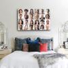 Multiple People Closeup of Smile with White Teeth Poster Dental Hospital (1) Canvas Painting for Living Room Bedroom Decor 24x16inch(60x40cm) Frame-style view 4