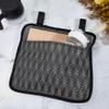 GORGECRAFT 41 * 30cm Armrest Chair Side Organizer Beach Chair Hanging Bag Cloth Bedside Caddy Organizers Gray Bed Buk Storage Bag Wheelchair Hanging Side Pocket Bag for Magazines Books Water Bottle view 1