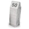 Double-sides Stainless Steel Table Sign Card Number Card Wedding Restaurant Cafe Bar Place Desk Holder(41 to 50) view 1